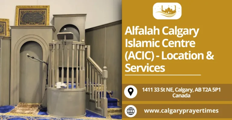 Alfalah Calgary Islamic Centre (ACIC) - Location & Services