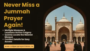 Friday Prayer Times Across Calgary – Locations & Contact Details