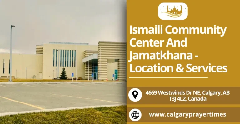 Ismaili Community Center And Jamatkhana - Location & Services